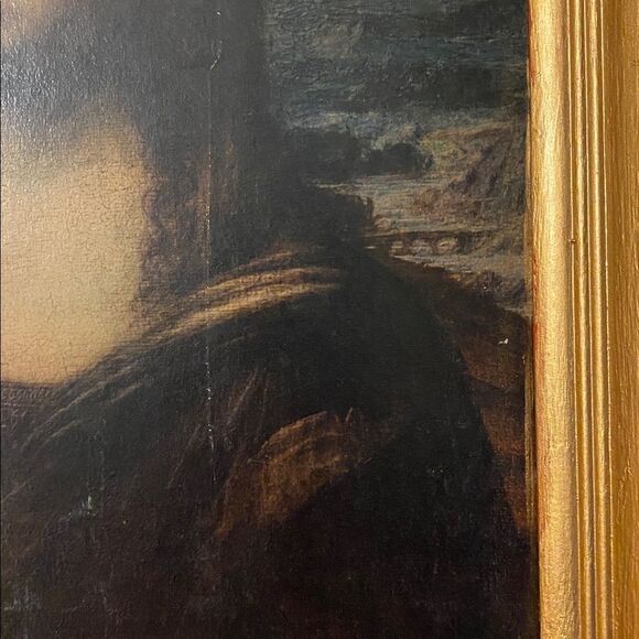 Antique Mona Lisa print Leonardo davinci - Picture 11 of 11